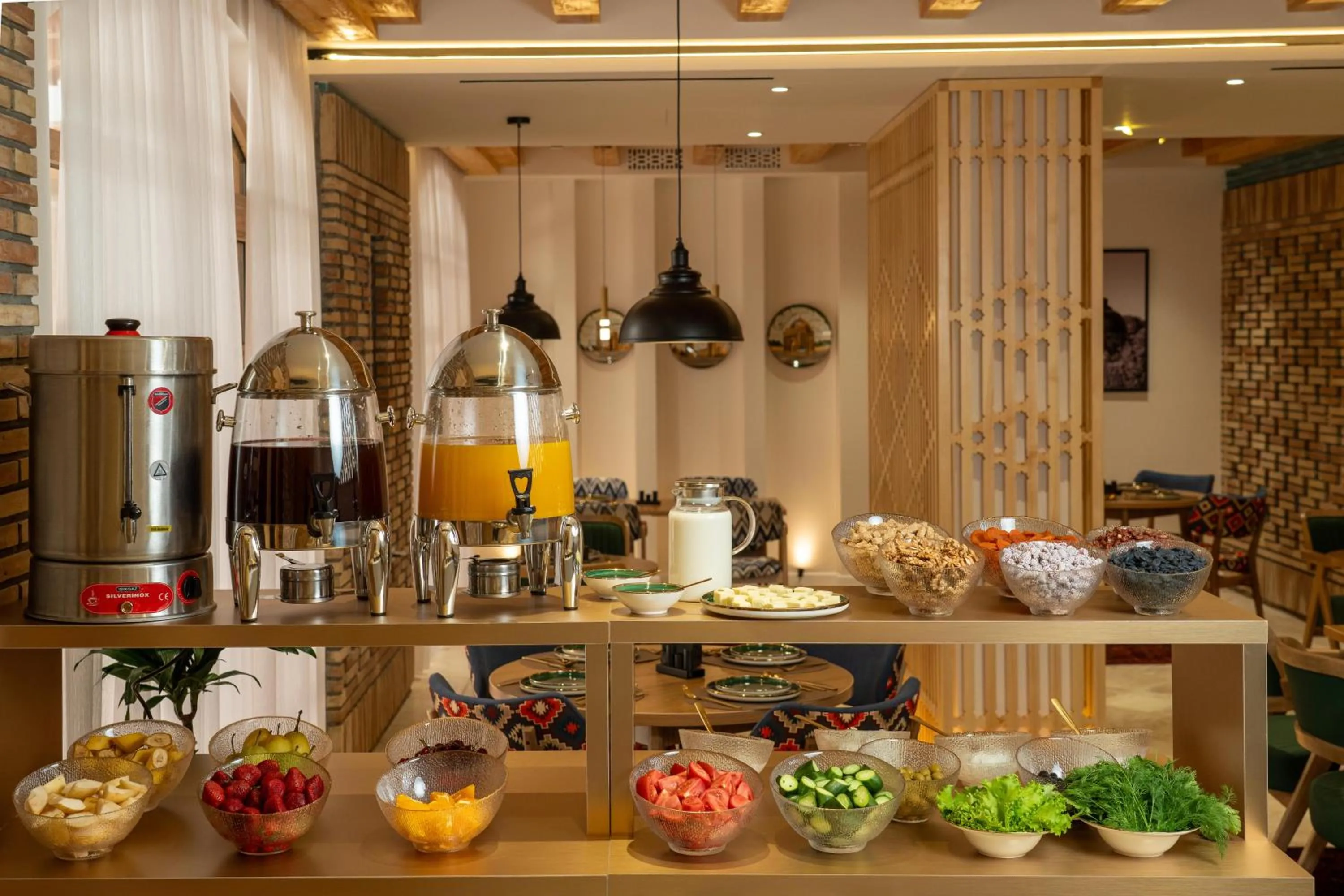 Buffet breakfast in Sarhad Hotel