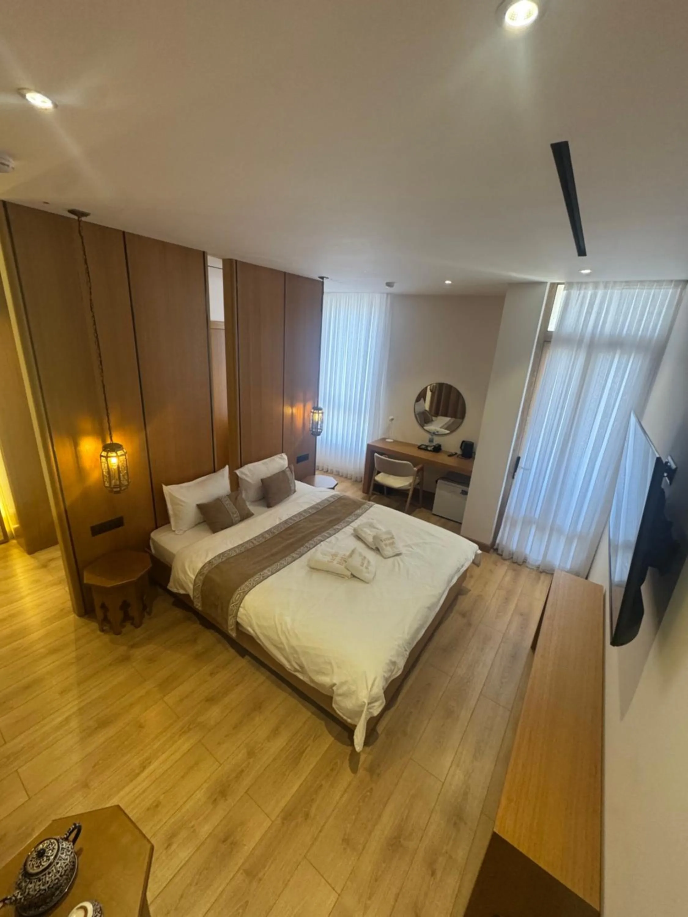 towels, Bed in Sarhad Hotel