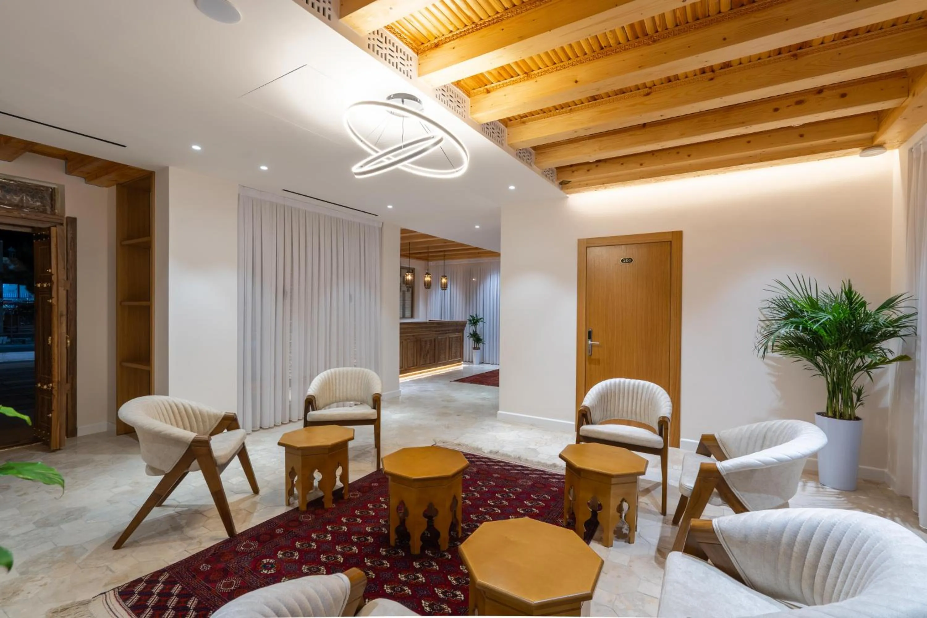 Living room in Sarhad Hotel