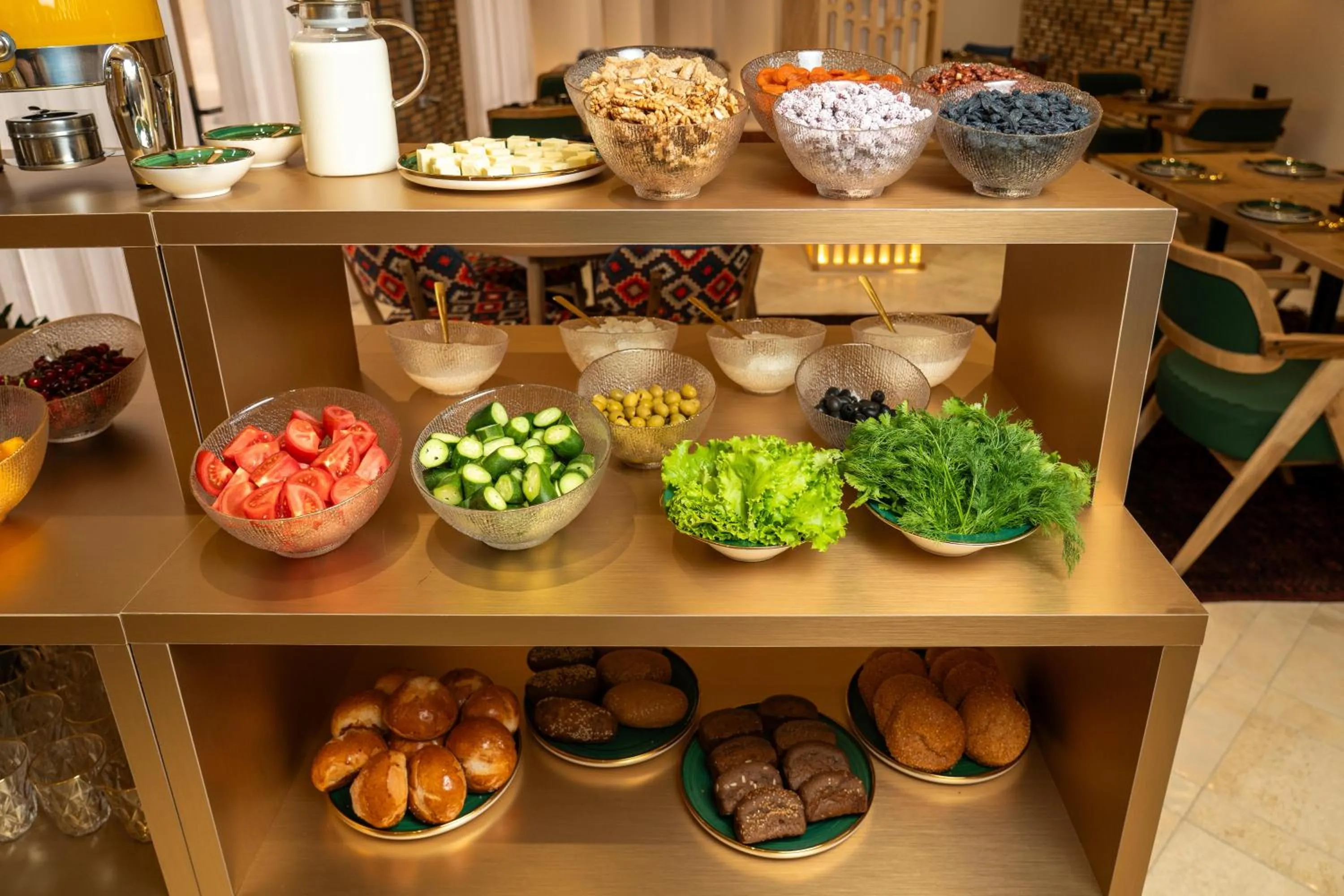 Buffet breakfast in Sarhad Hotel