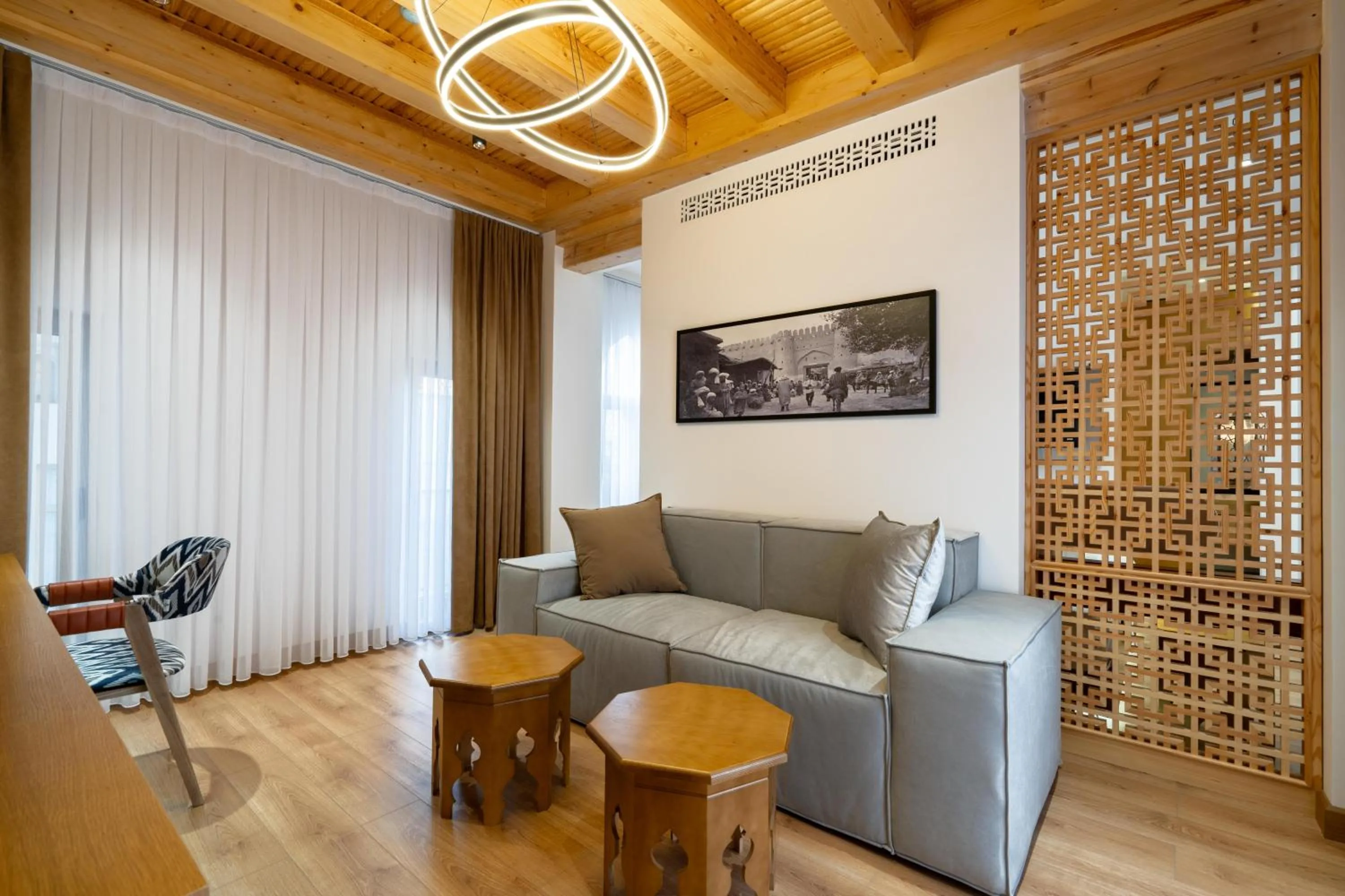 Living room in Sarhad Hotel