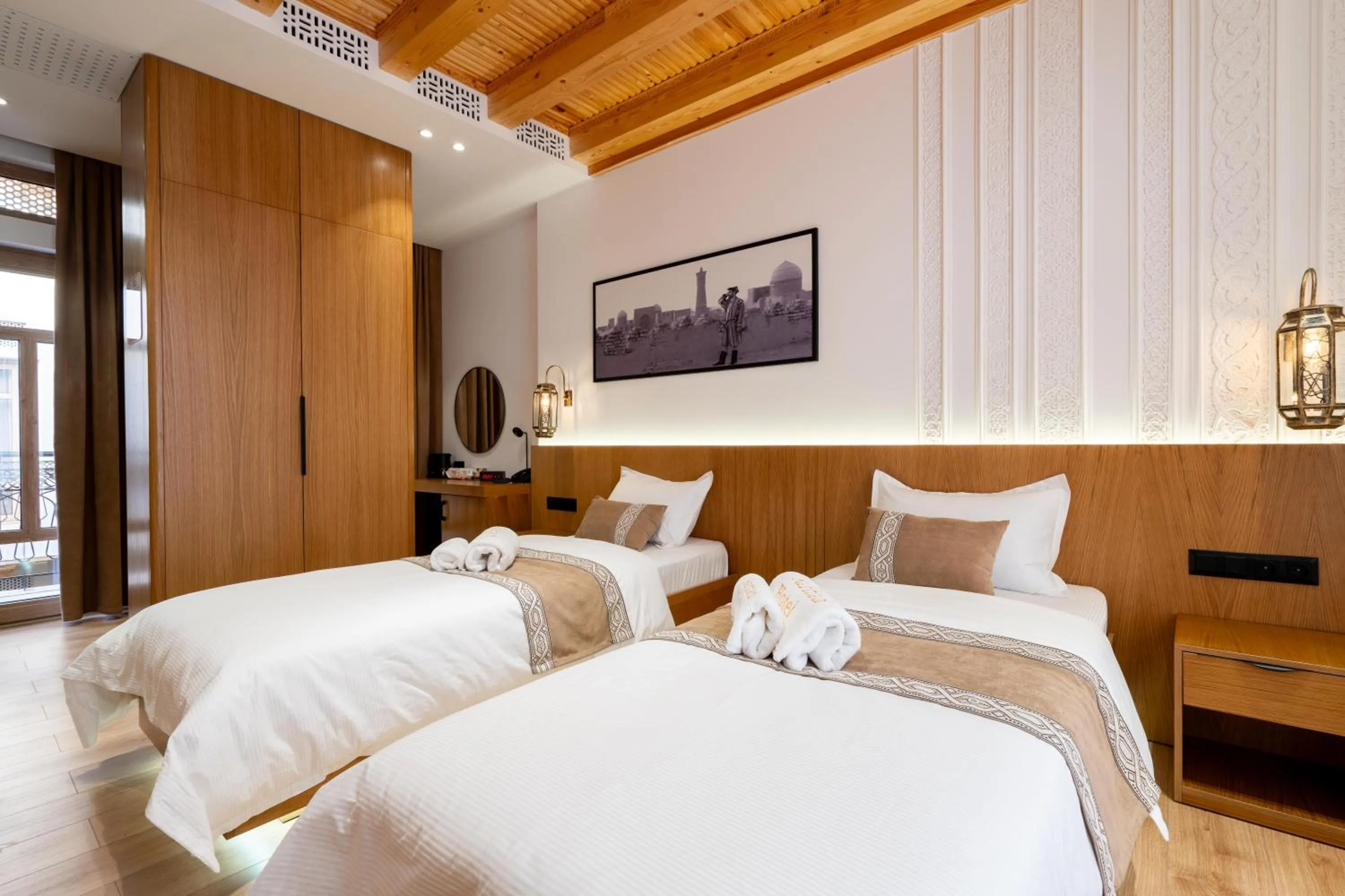 Photo of the whole room, Bed in Sarhad Hotel