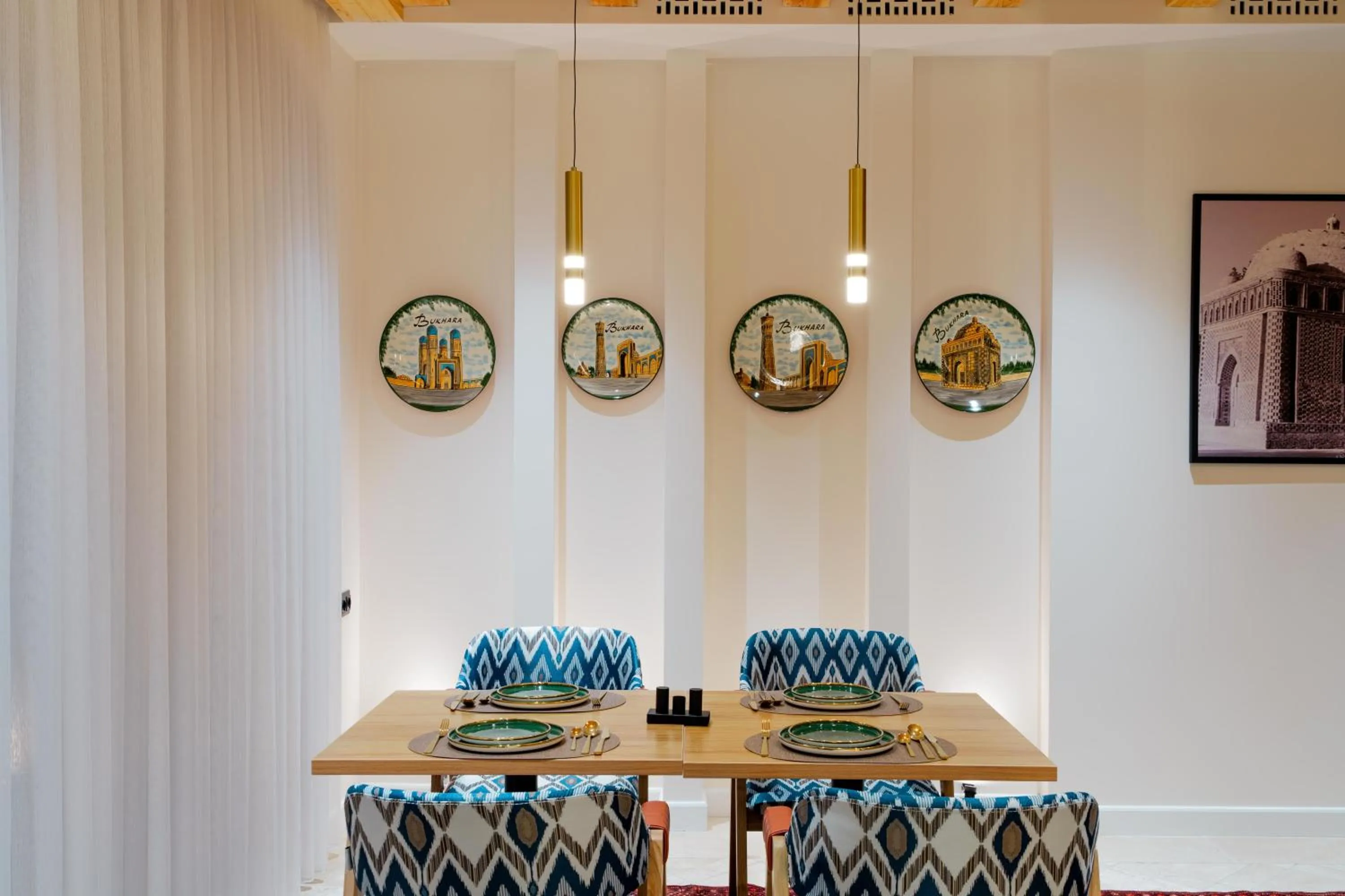 Seating area in Sarhad Hotel