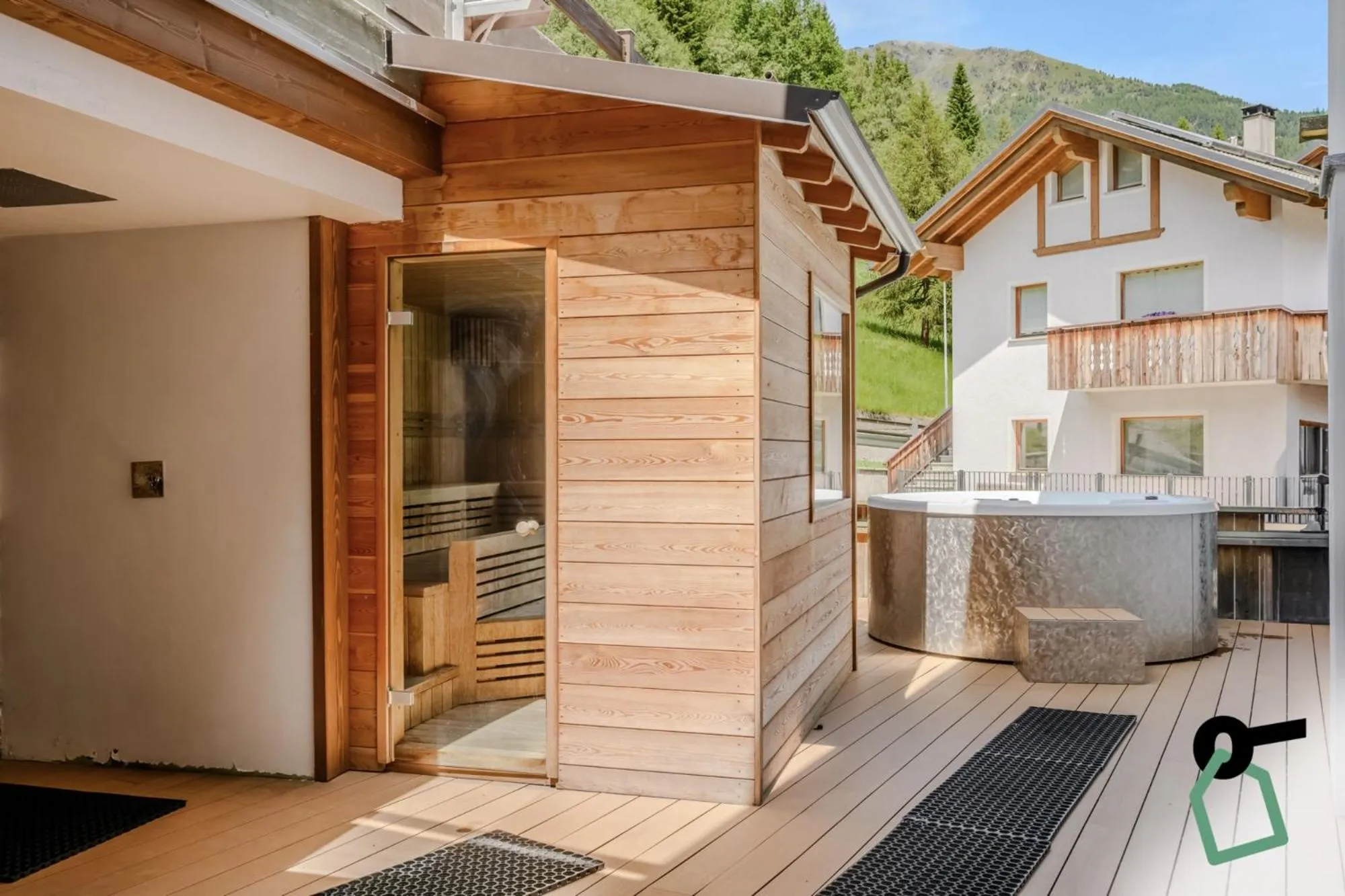 Sauna in Hotiday Bormio Valdidentro