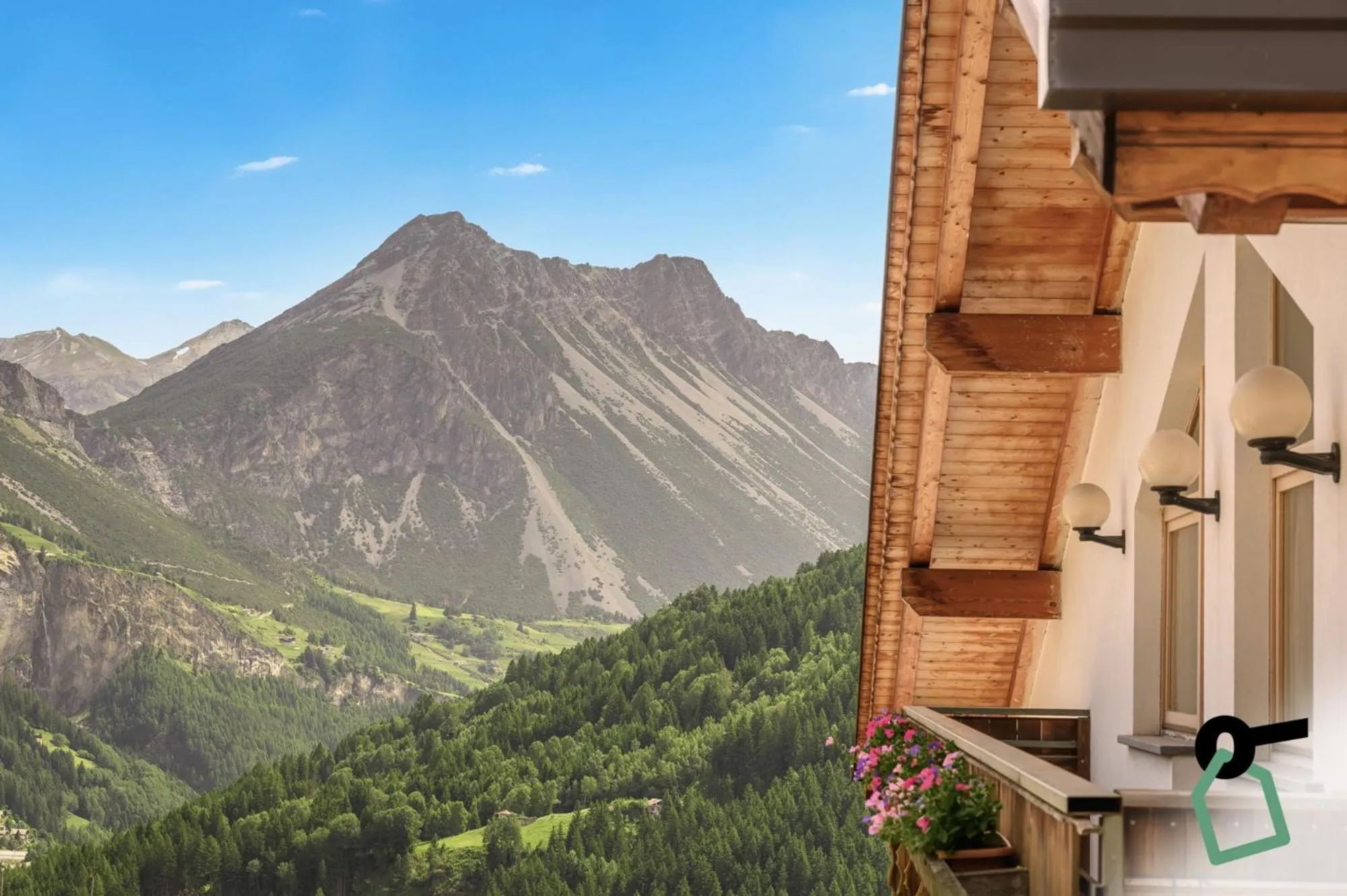 Mountain view in Hotiday Bormio Valdidentro