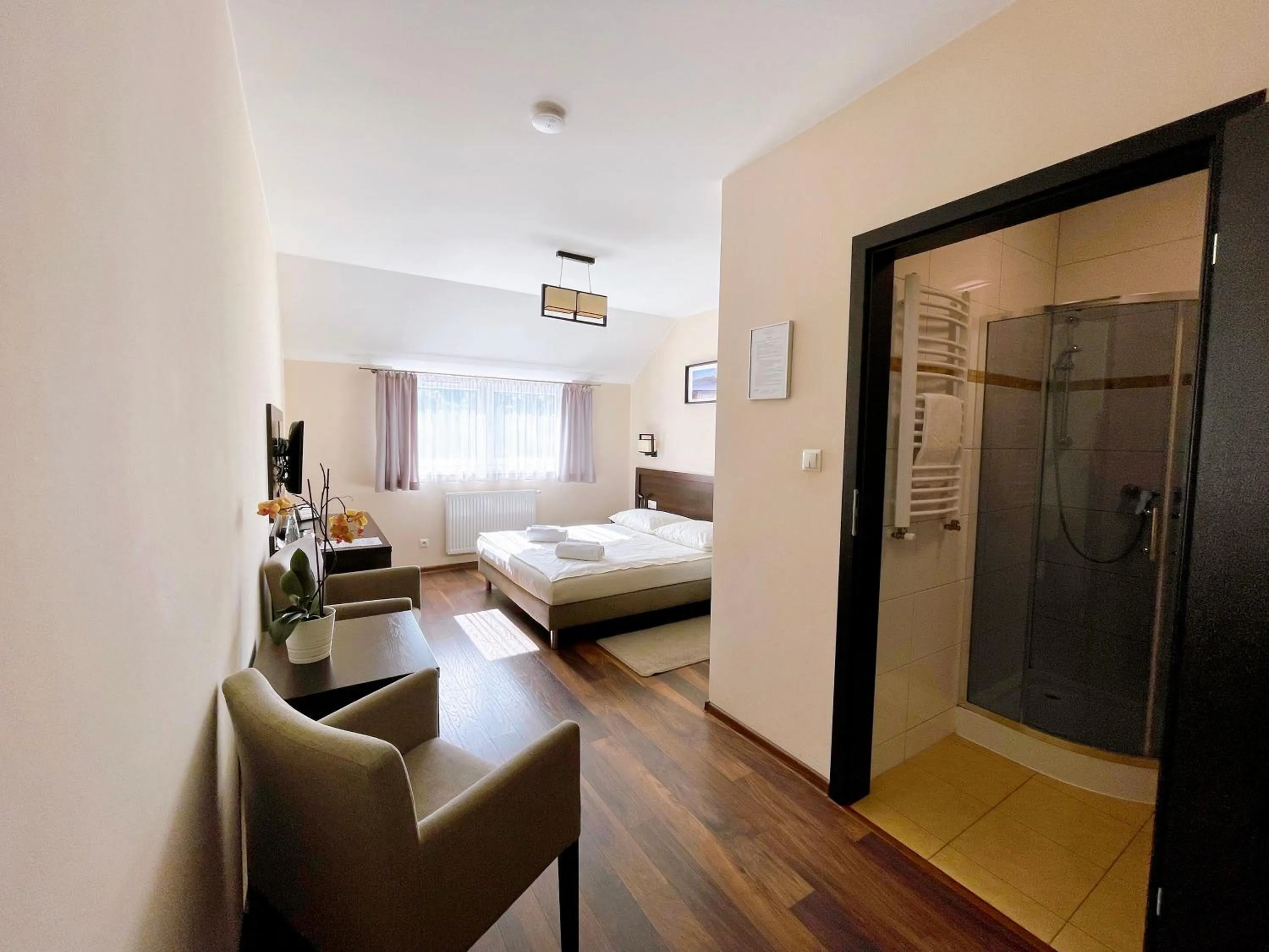 Bed in Hotel Pod Chełmem