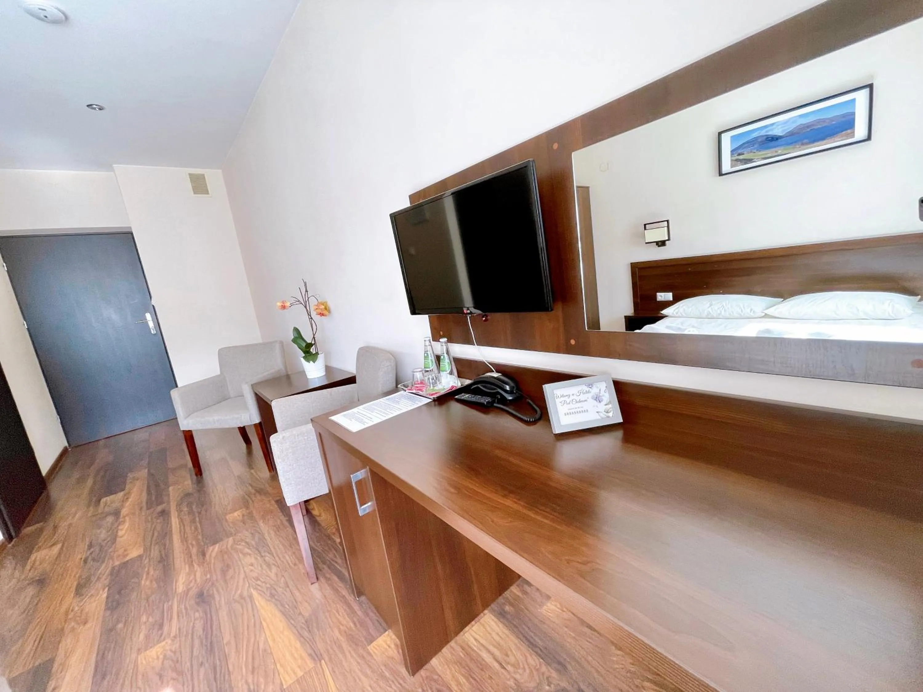 Bed in Hotel Pod Chełmem