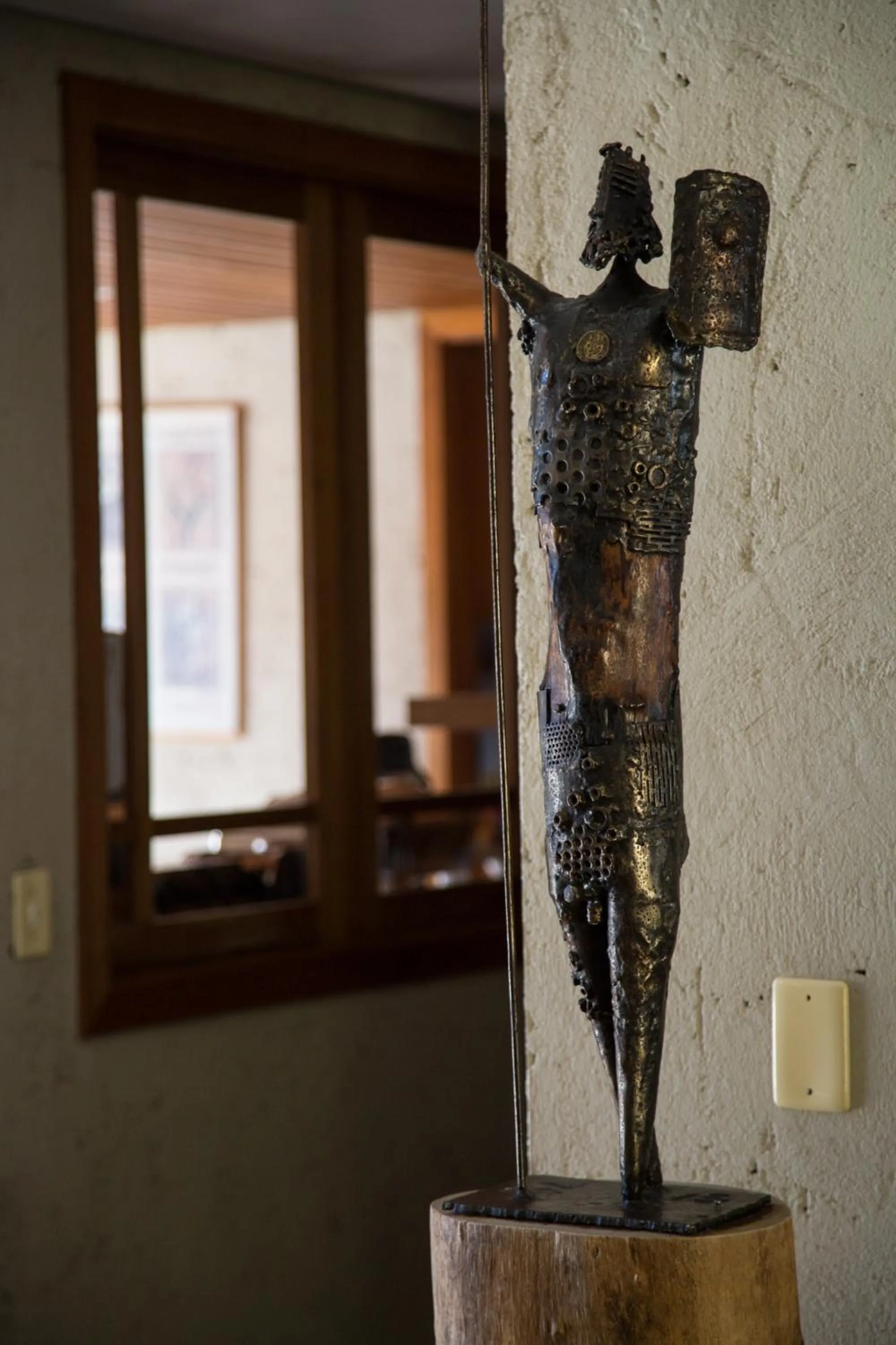 Decorative detail in Estalagem Vila Suzana - Quadra de Beach Tennis Indoor