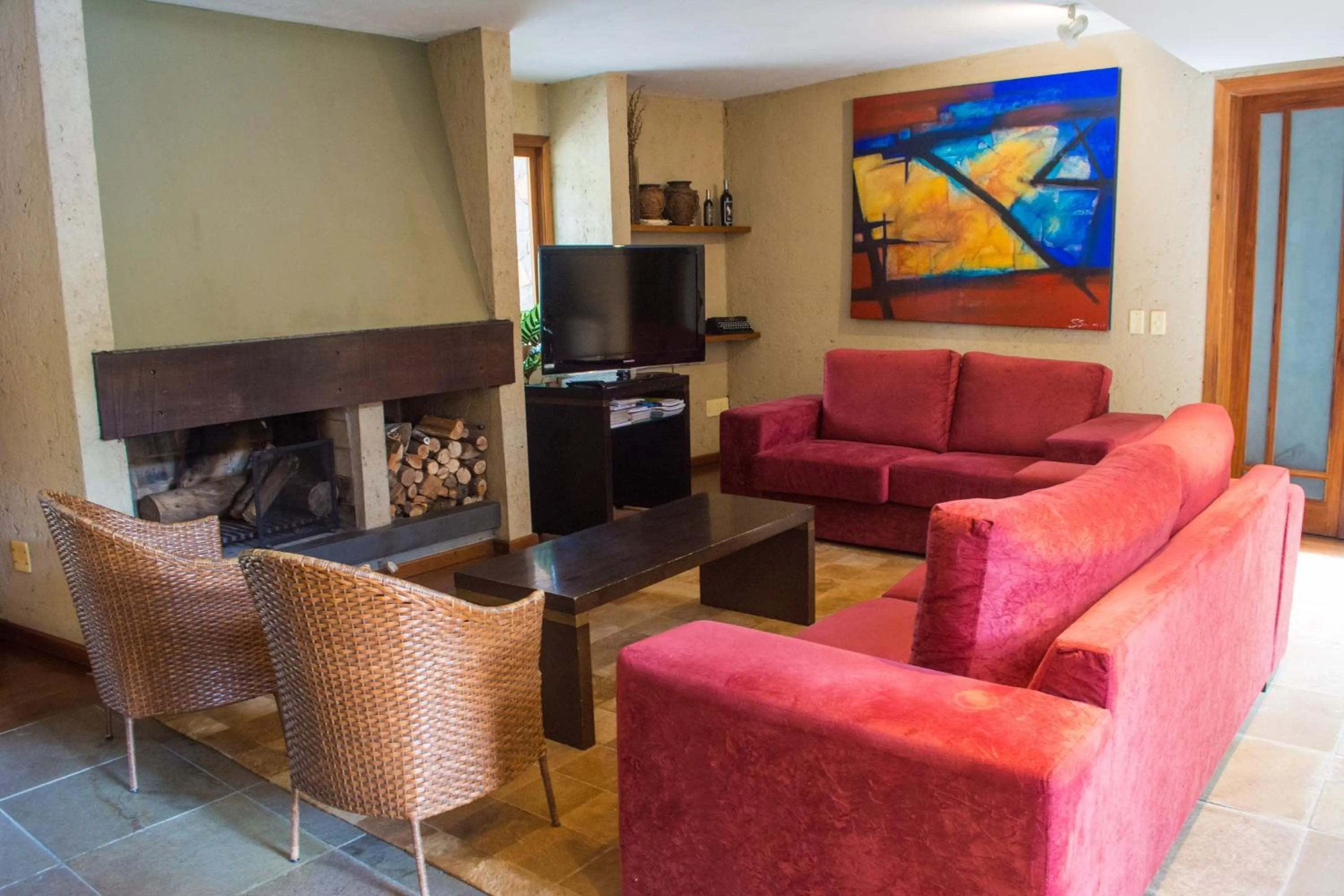 Lobby or reception in Estalagem Vila Suzana - Quadra de Beach Tennis Indoor