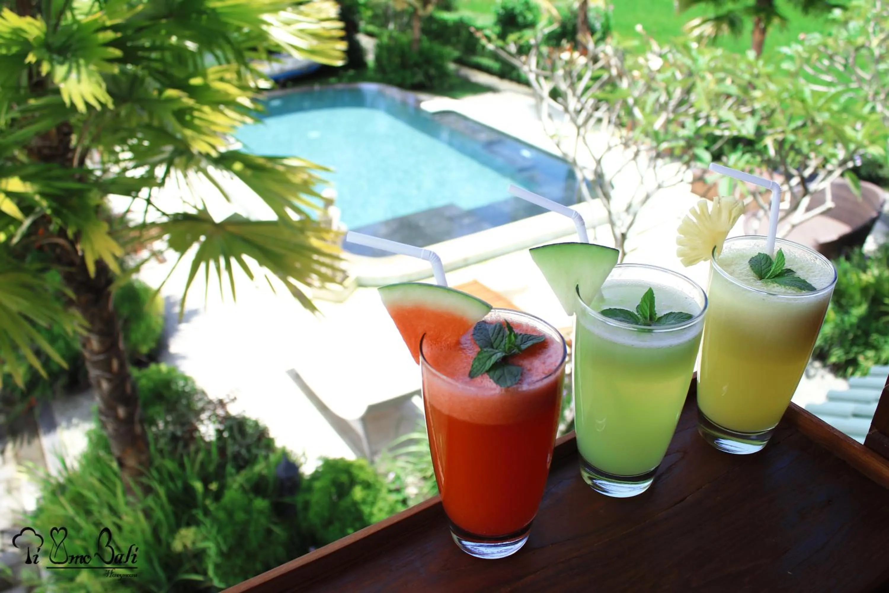 Pool view in Ti Amo Bali