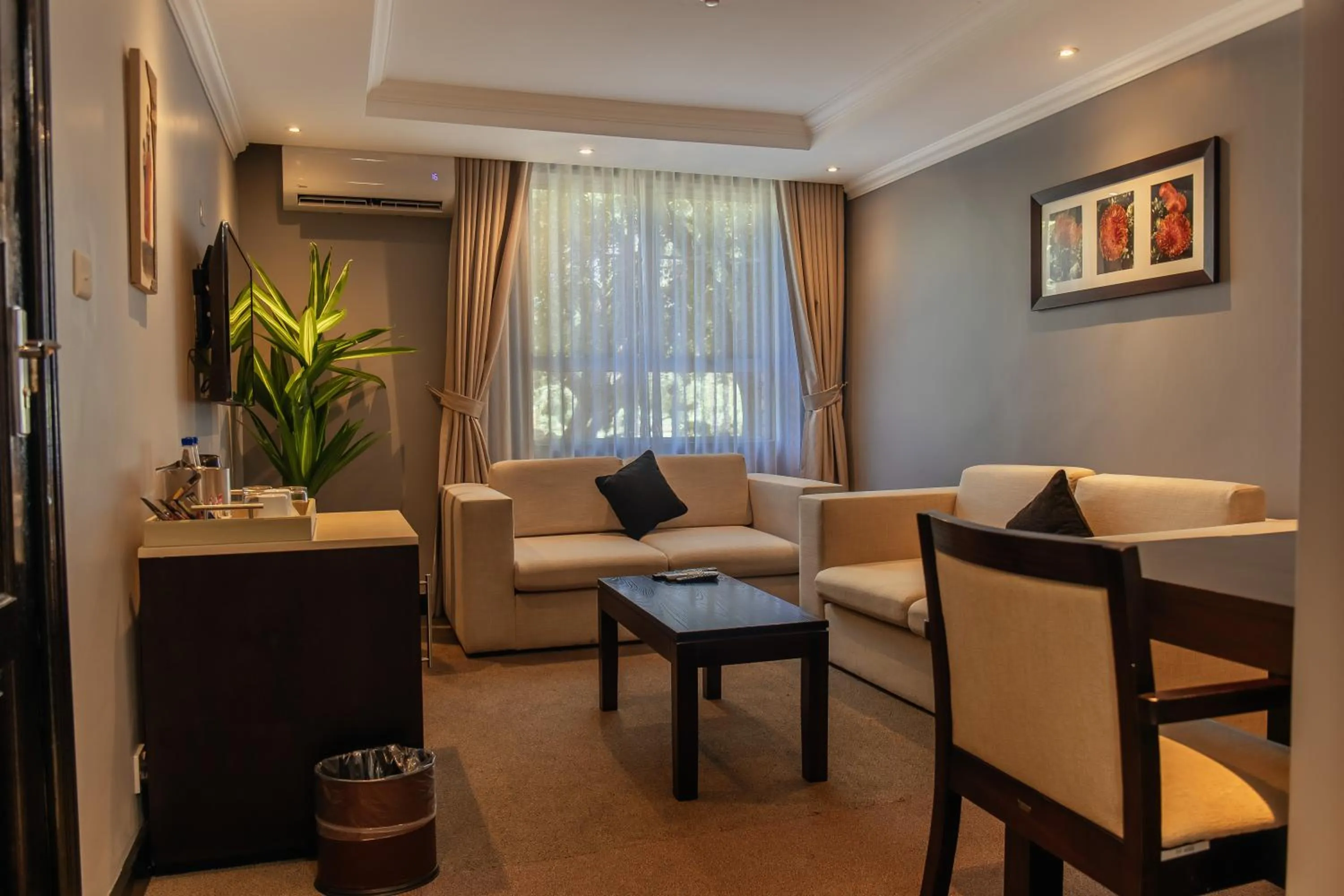 Seating area in Cresta Lodge Gaborone