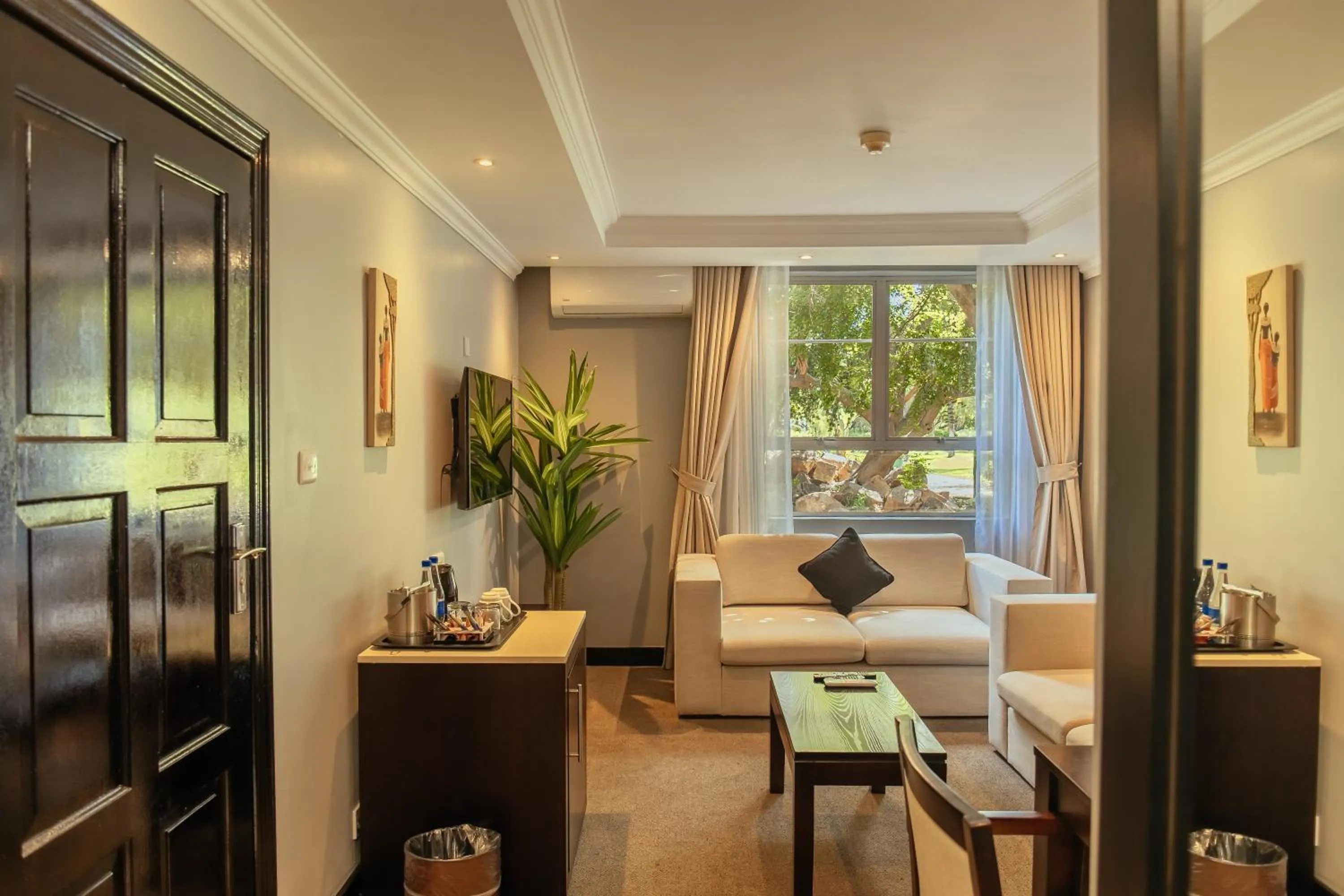 Seating area in Cresta Lodge Gaborone