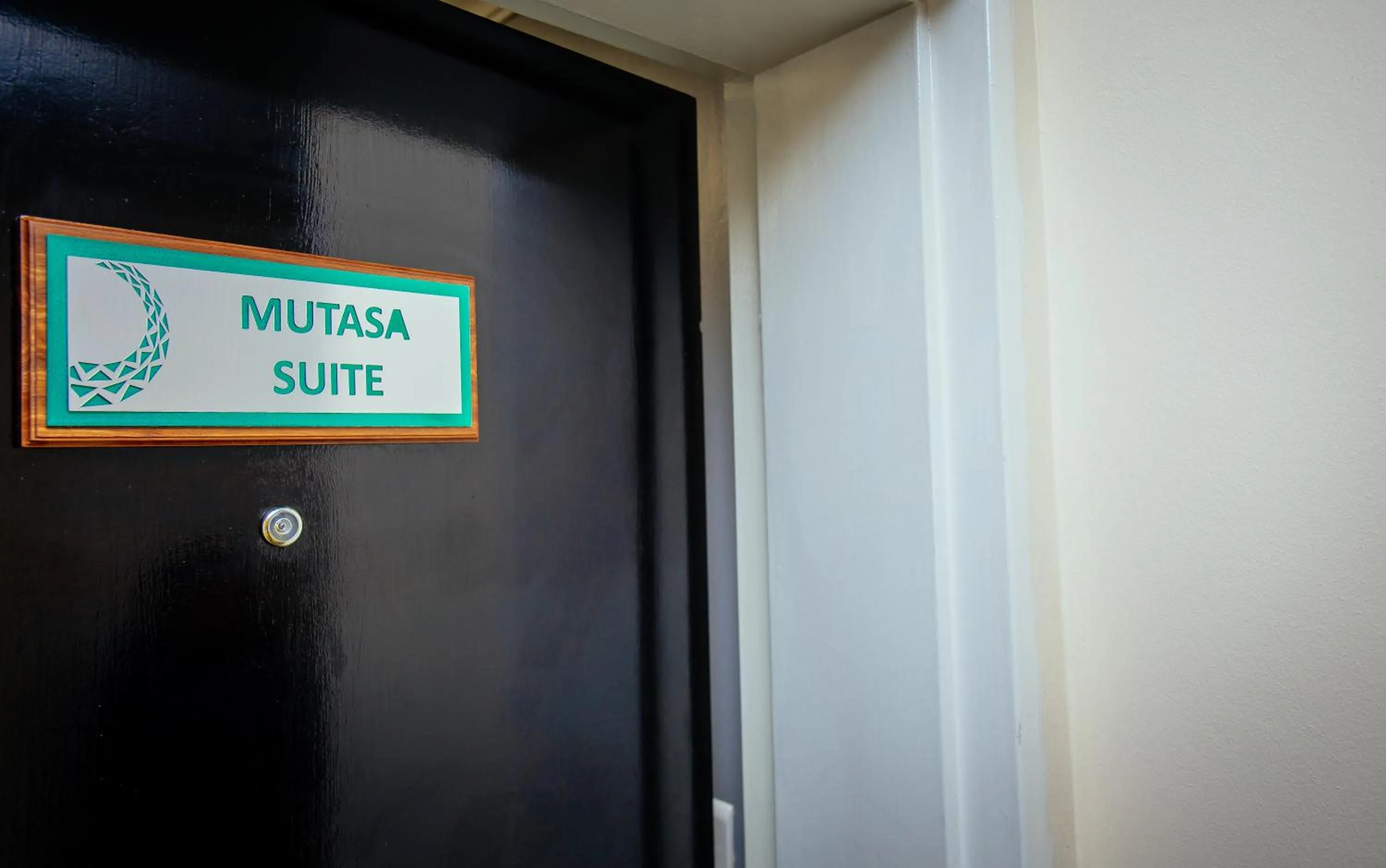 Text overlay in Cresta Lodge Gaborone