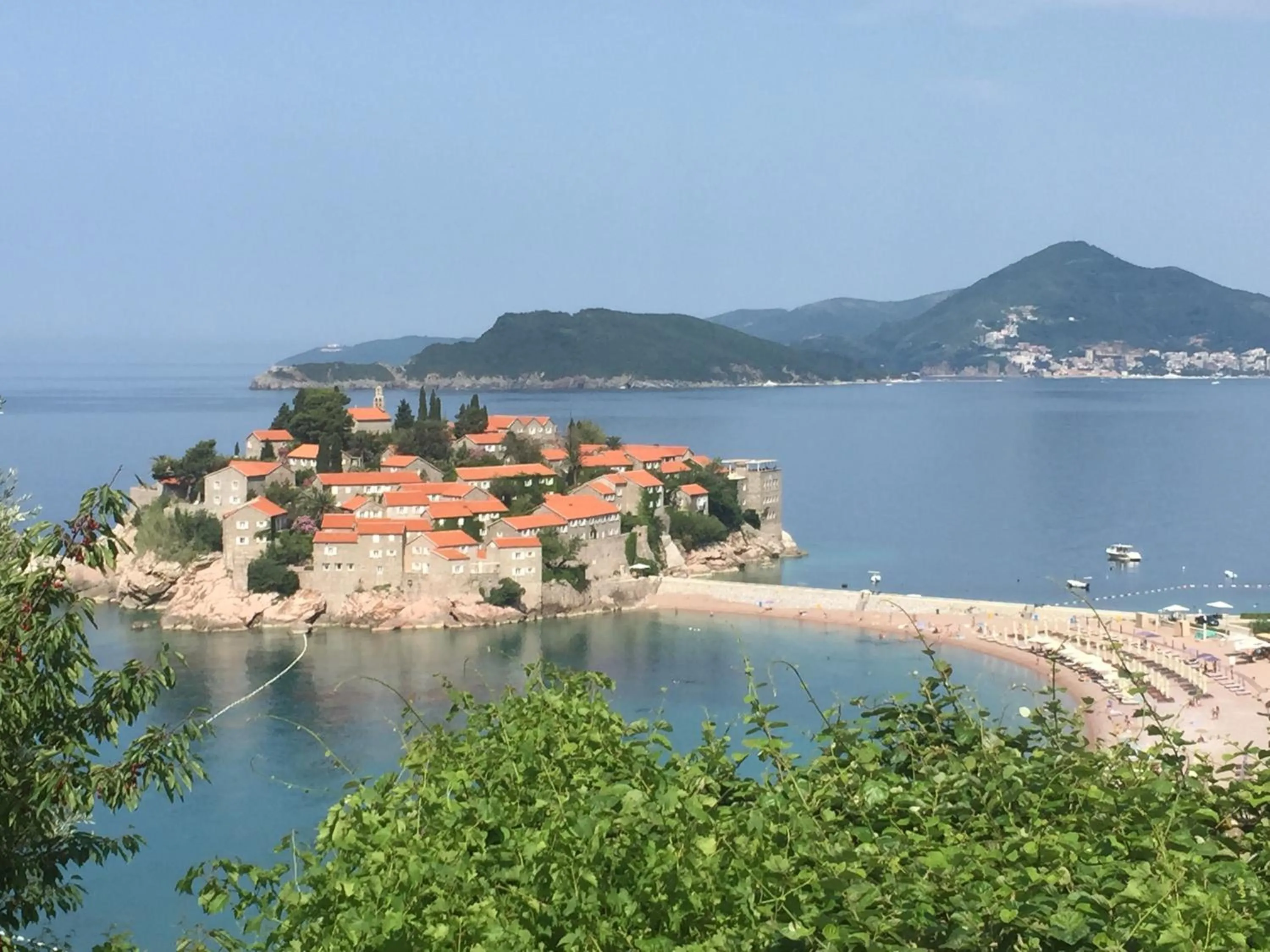 View (from property/room) in Apartments Sveti Stefan MNE