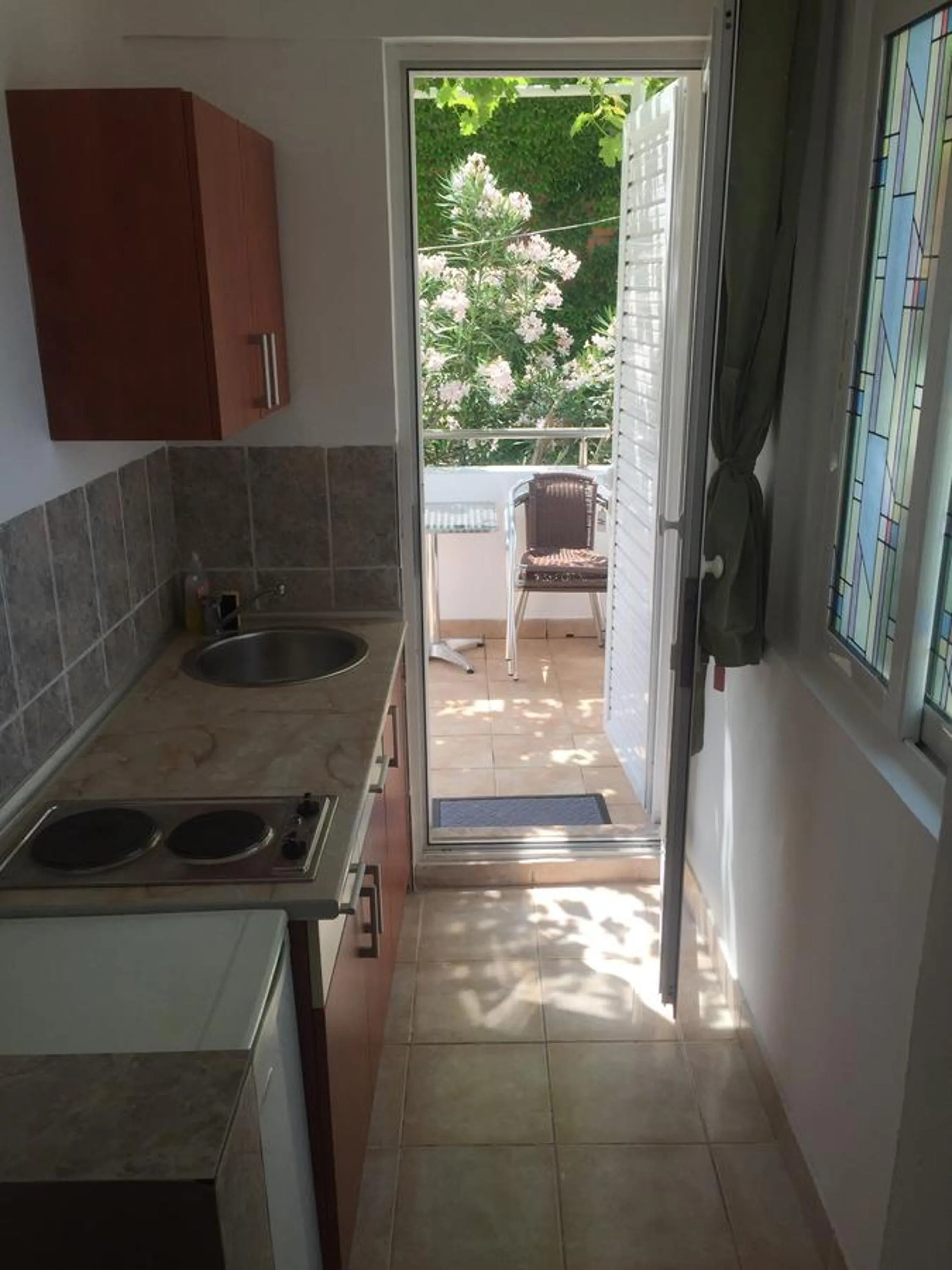 Kitchen or kitchenette in Apartments Sveti Stefan MNE