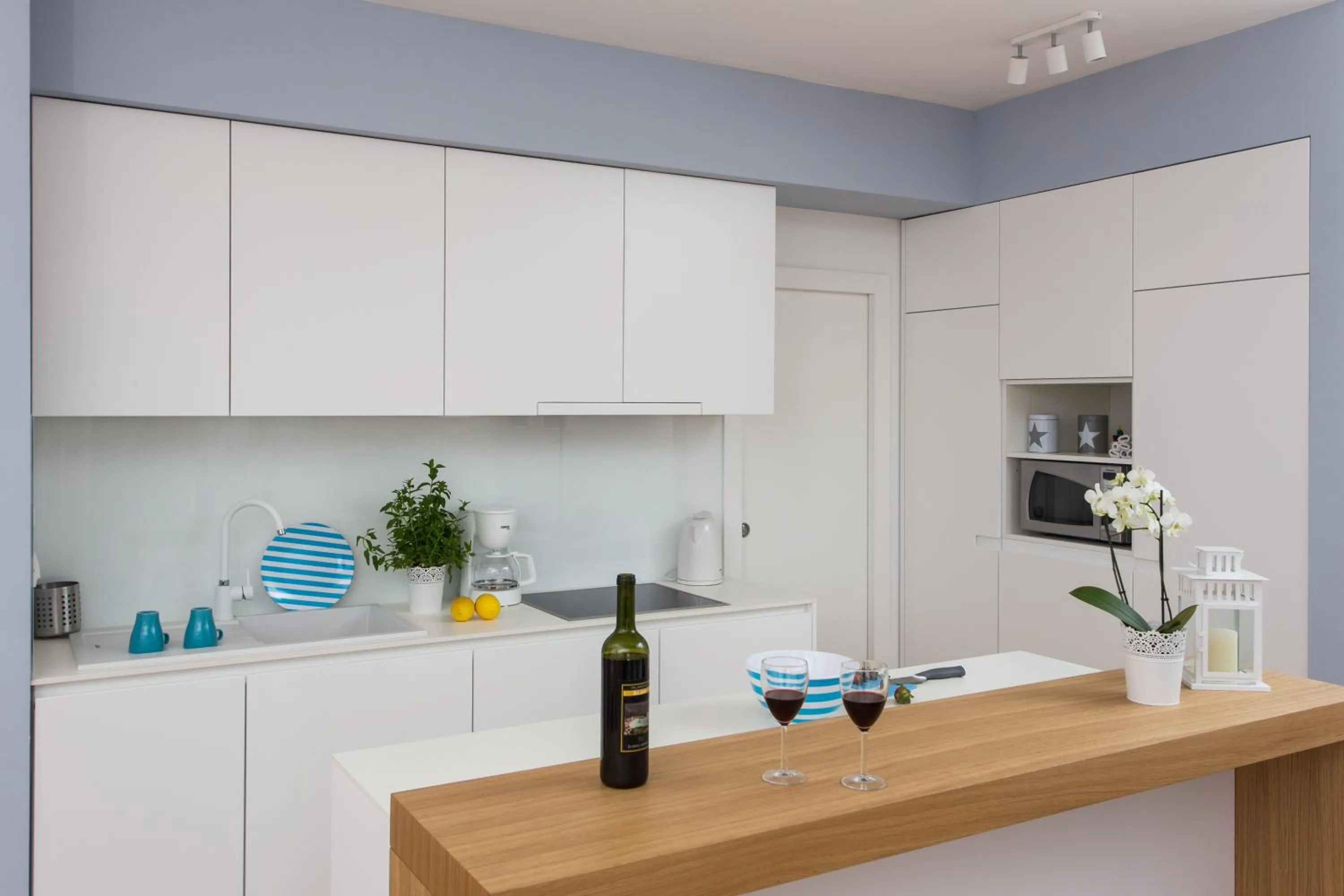 Kitchen or kitchenette in Apartments Villa Karmen