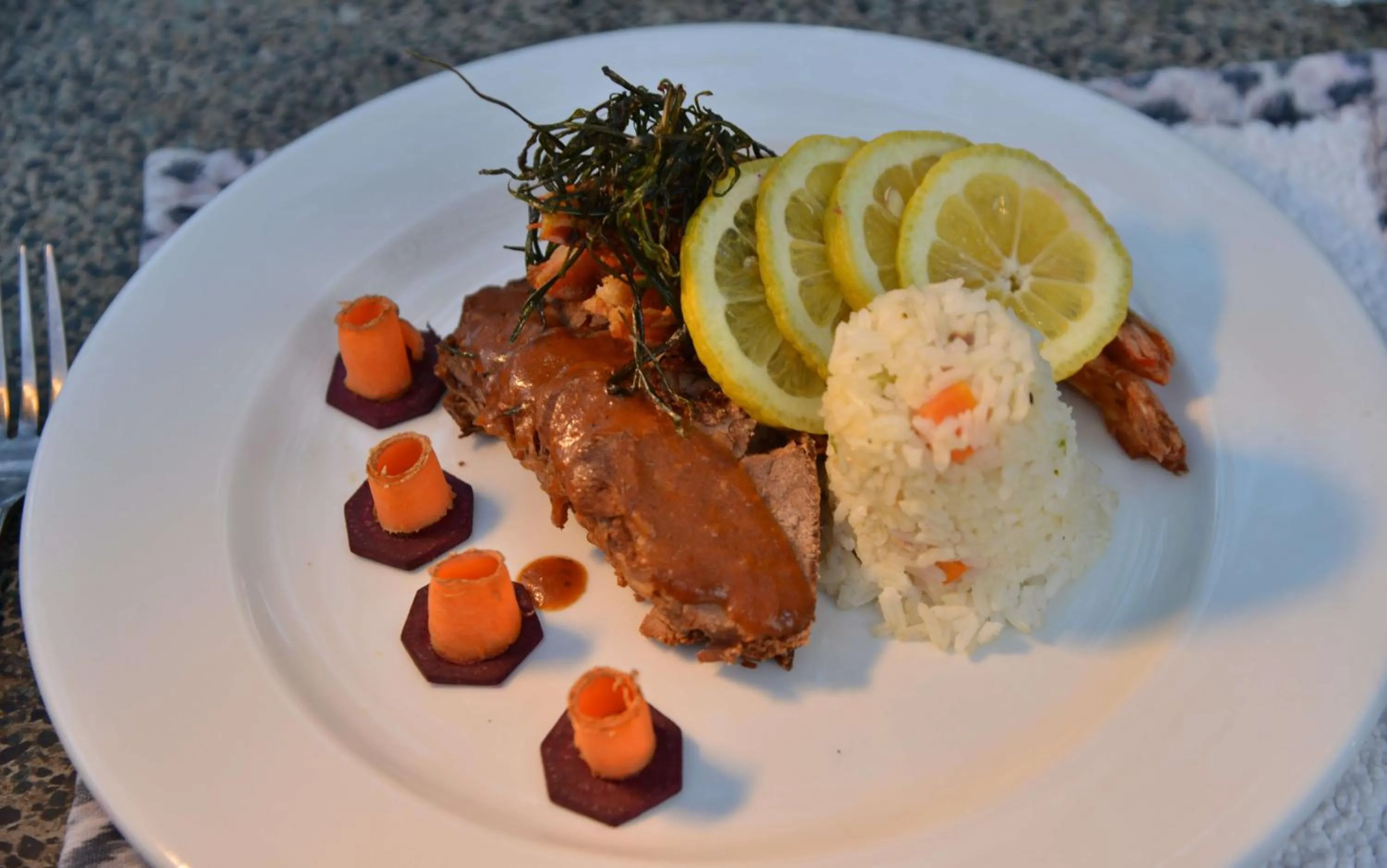 Food close-up in Cresta Churchill Hotel