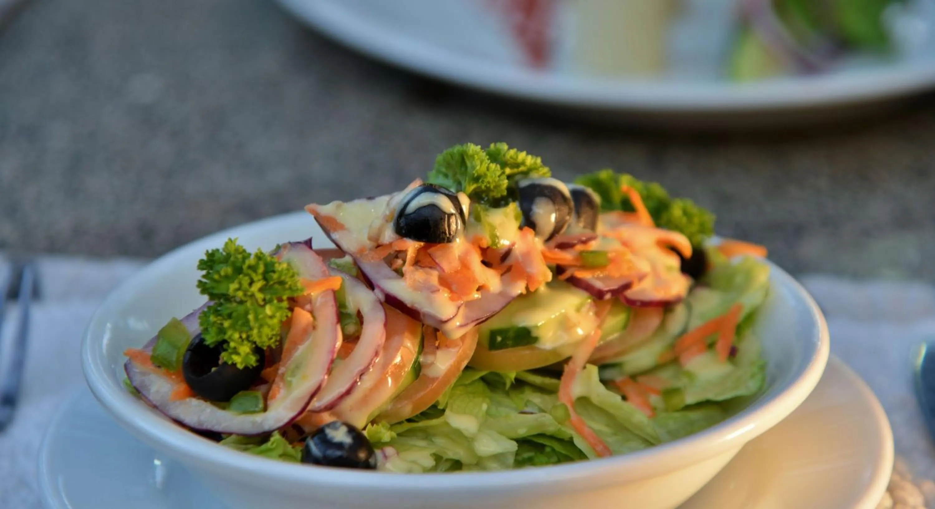 Food close-up in Cresta Churchill Hotel