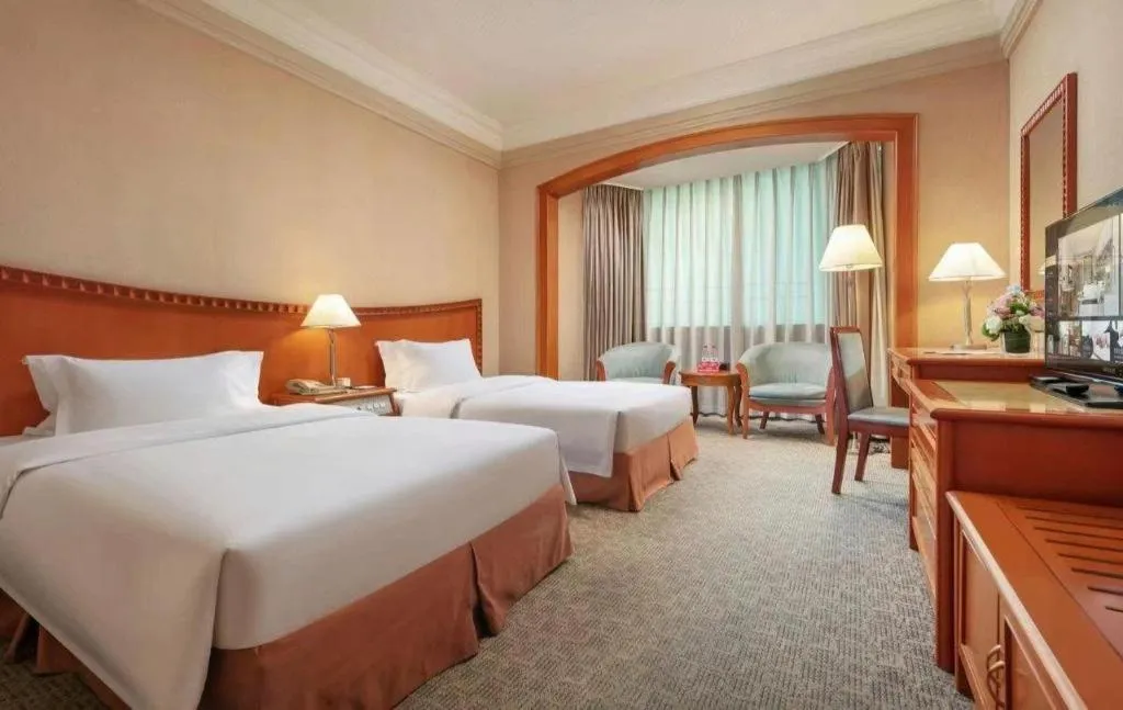 Bed in Haihua Hotel Hangzhou