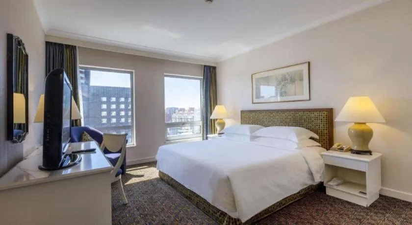 Bed in Grand Skylight Hotel Royal, Beijing