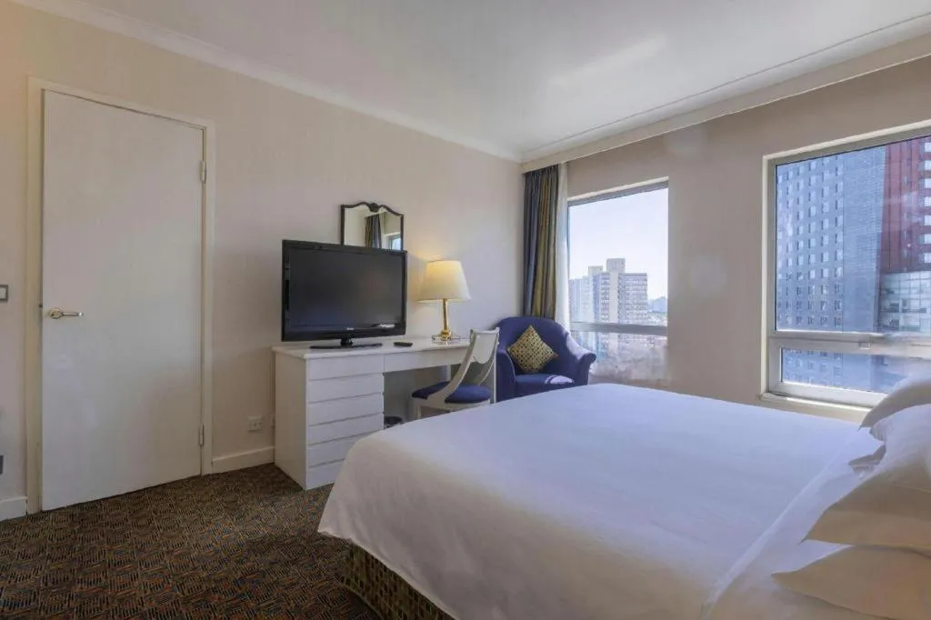 Bed in Grand Skylight Hotel Royal, Beijing