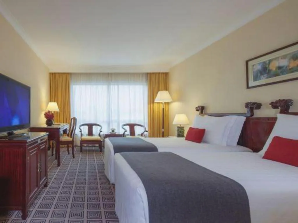 Bed in Grand Skylight Hotel Royal, Beijing