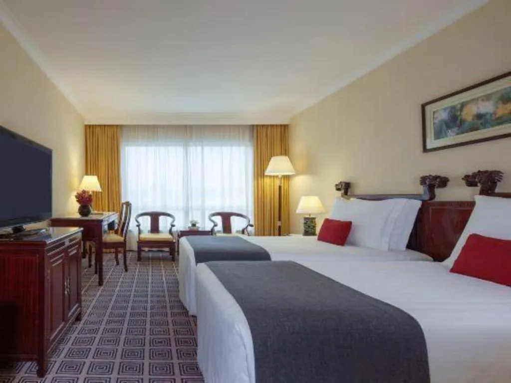 Bed in Grand Skylight Hotel Royal, Beijing