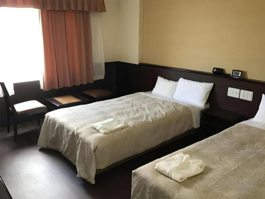 Bed in Hotel Gran View Okinawa