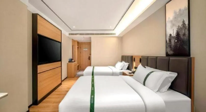 Bed in GreenTree Inn Harbin Central Avenue