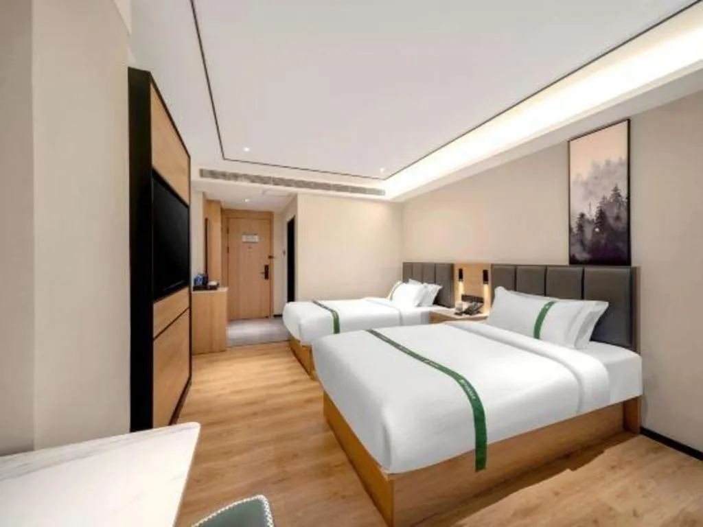 Bed in GreenTree Inn Harbin Central Avenue