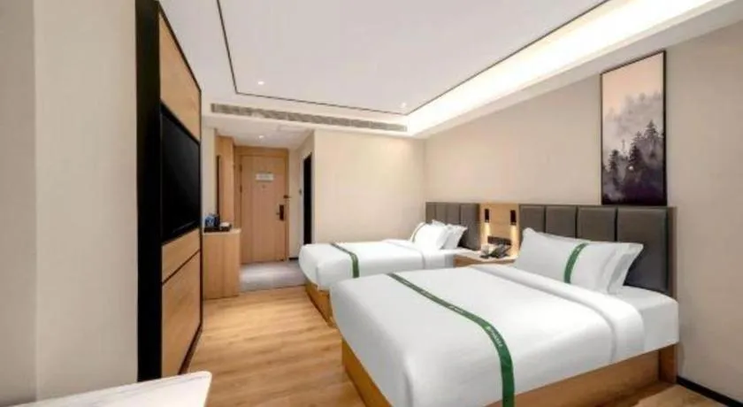 Bed in GreenTree Inn Harbin Central Avenue