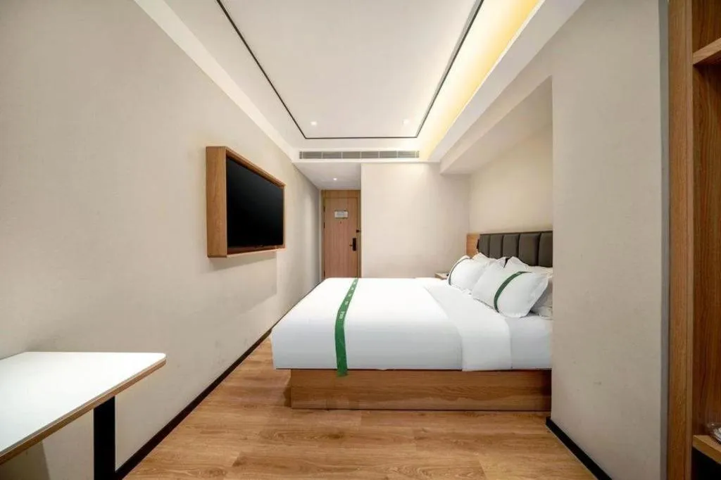 Bed in GreenTree Inn Harbin Central Avenue