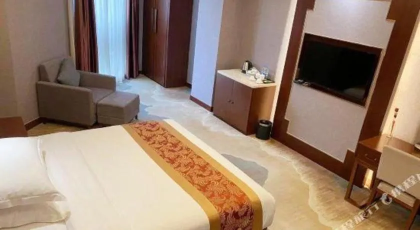 Bed in Nan Guo Hotel