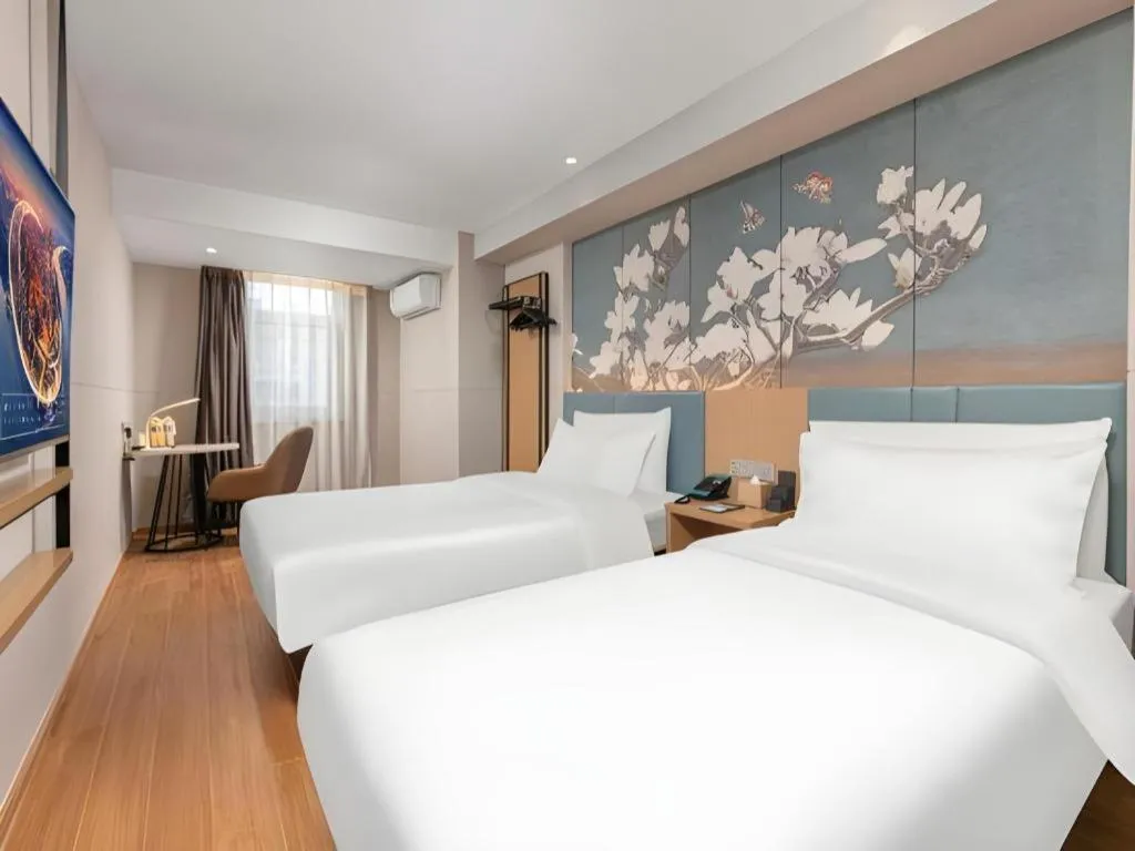 Bed in Magnotel Classic Shenyang General Hospital of Northern Theater Command