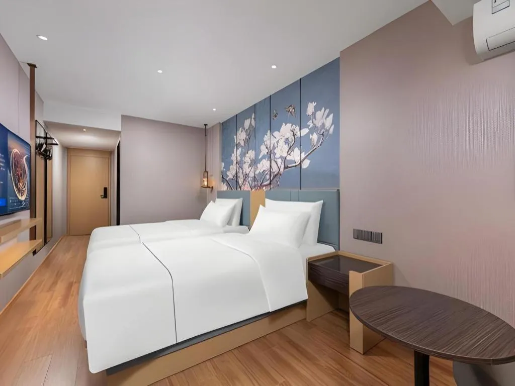 Bed in Magnotel Classic Shenyang General Hospital of Northern Theater Command