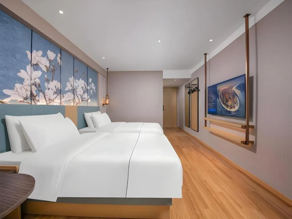 Bed in Magnotel Classic Shenyang General Hospital of Northern Theater Command