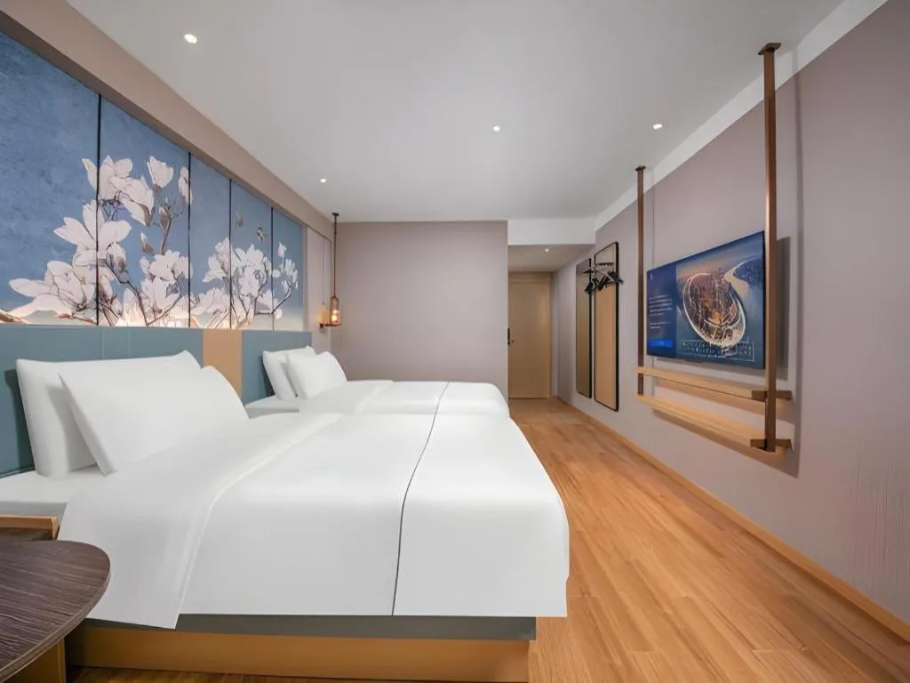 Bed in Magnotel Classic Shenyang General Hospital of Northern Theater Command