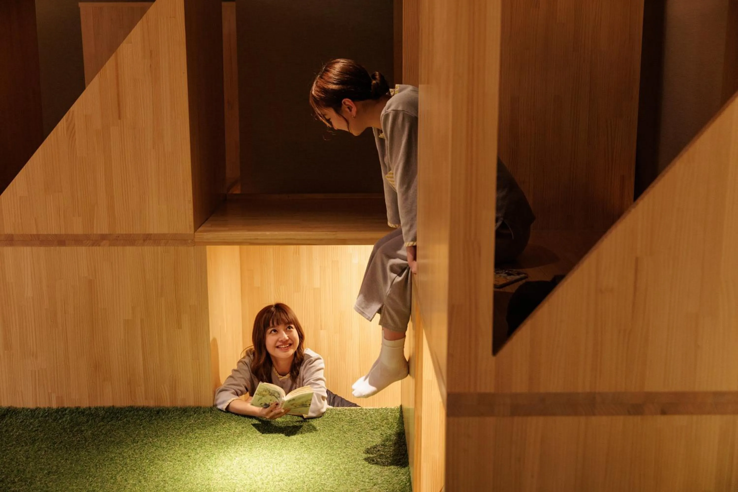 Library in Ashibetsu Onsen Starlight Hotel