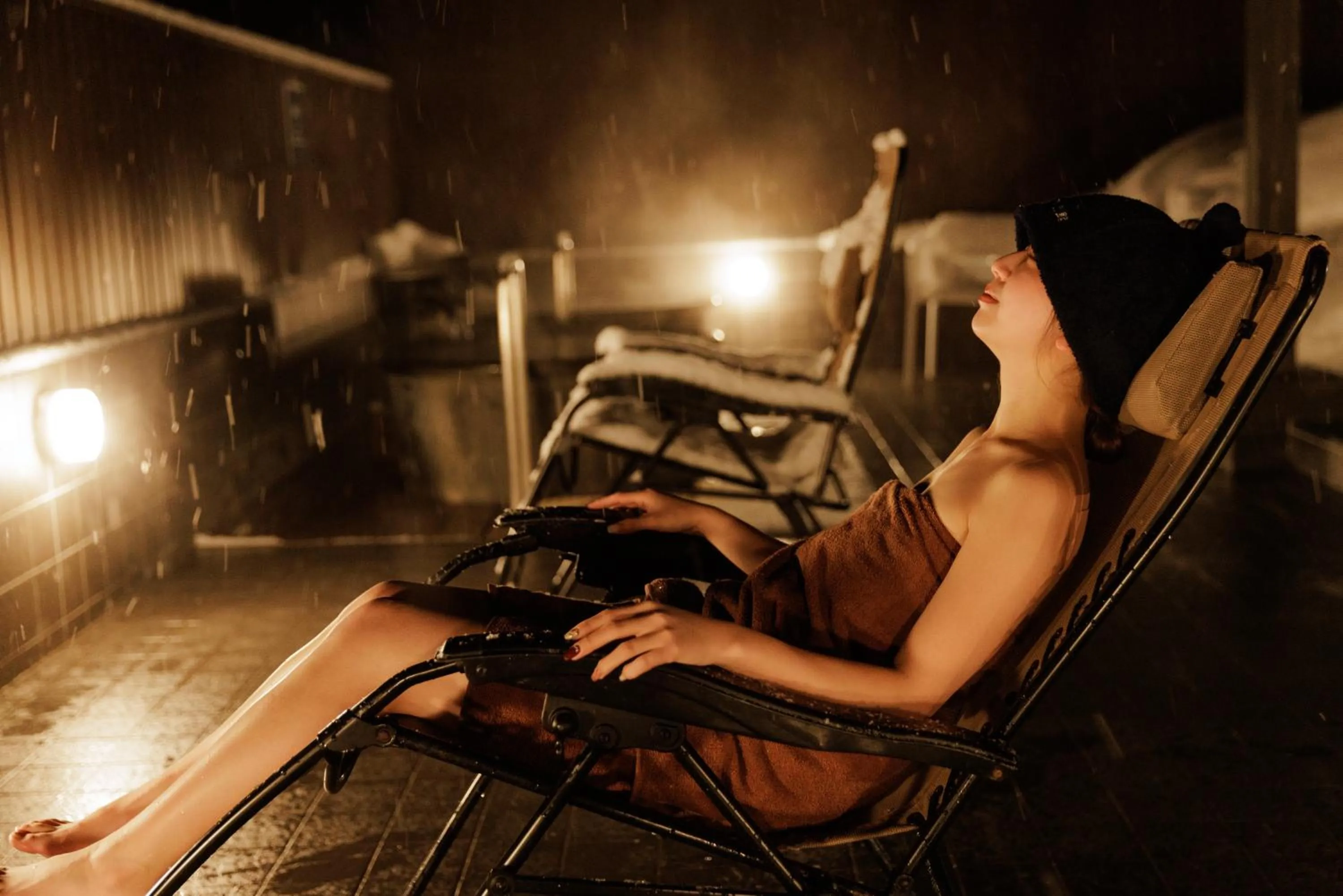 Sauna in Ashibetsu Onsen Starlight Hotel