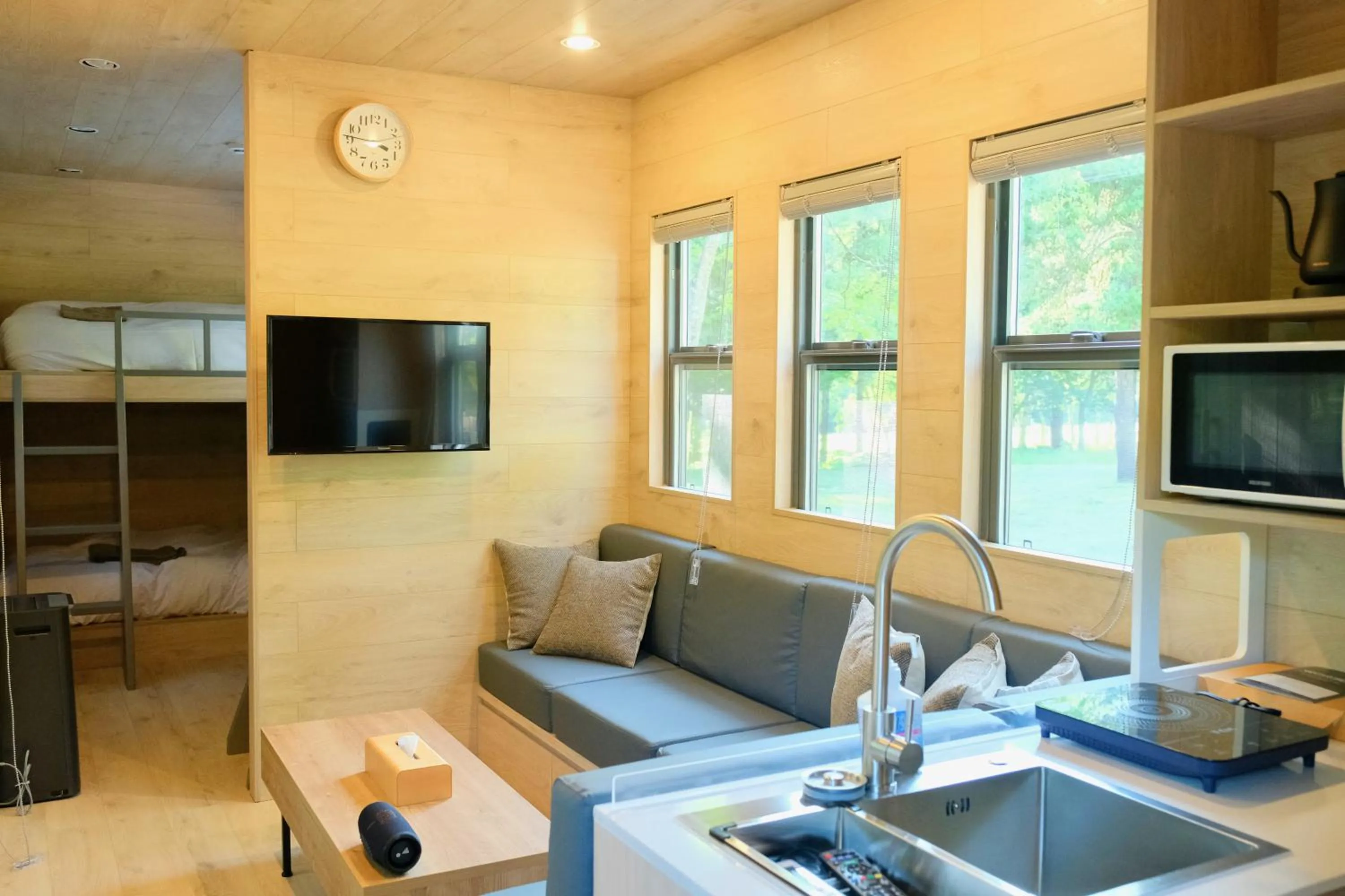 Living room in Ashibetsu Onsen Starlight Hotel