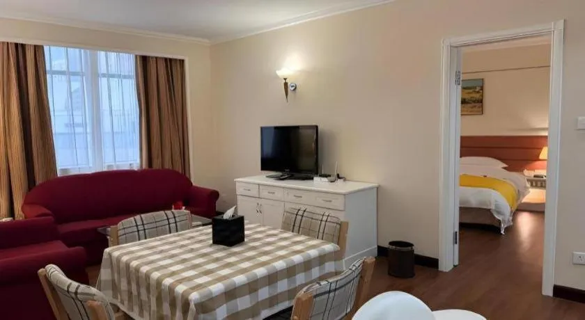 Bed in Shantou Golden Gulf Hotel