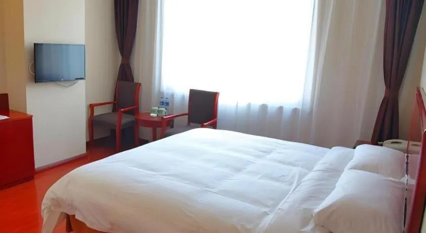 Bed in GreenTree Inn Hebei Langfang Bazhou Railway Station West Yingbin Road Express Hotel