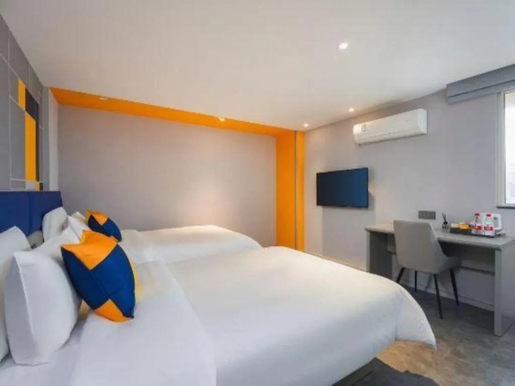 Bed in 7 Days Inn Nanjing Xinjiekou Changfu Street Metro Station