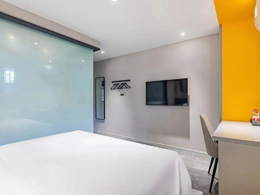 Bed in 7 Days Inn Nanjing Xinjiekou Changfu Street Metro Station