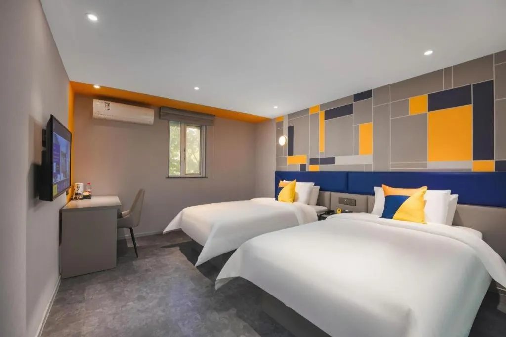 Bed in 7 Days Inn Nanjing Xinjiekou Changfu Street Metro Station