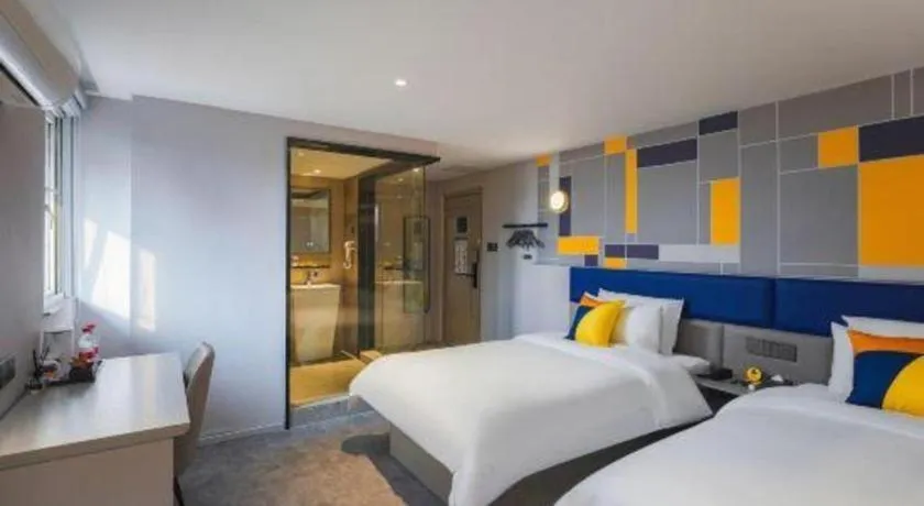 Bed in 7 Days Inn Nanjing Xinjiekou Changfu Street Metro Station