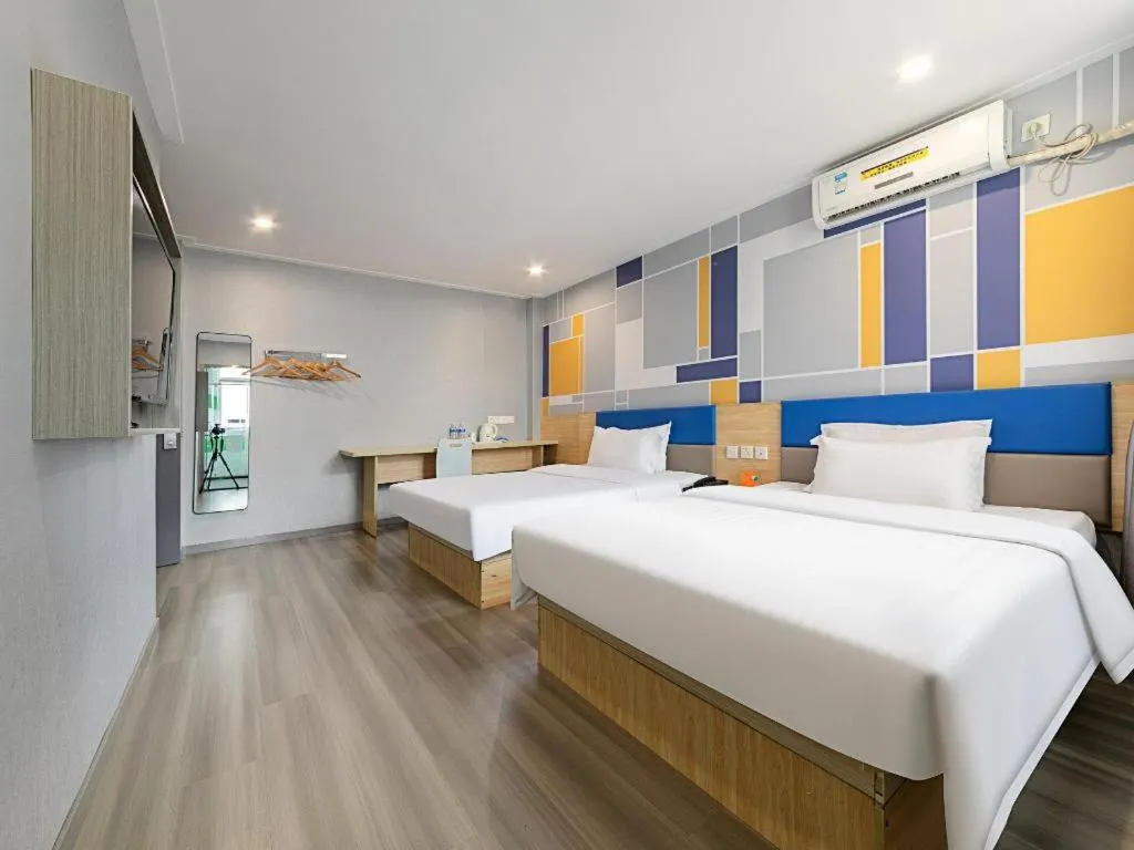 Bed in 7 Days Inn Wuhan Huaqiaocheng Happy Valley