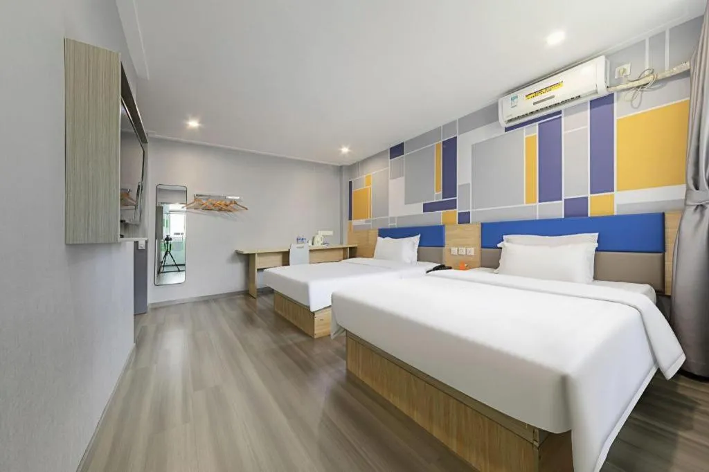 Bed in 7 Days Inn Wuhan Huaqiaocheng Happy Valley