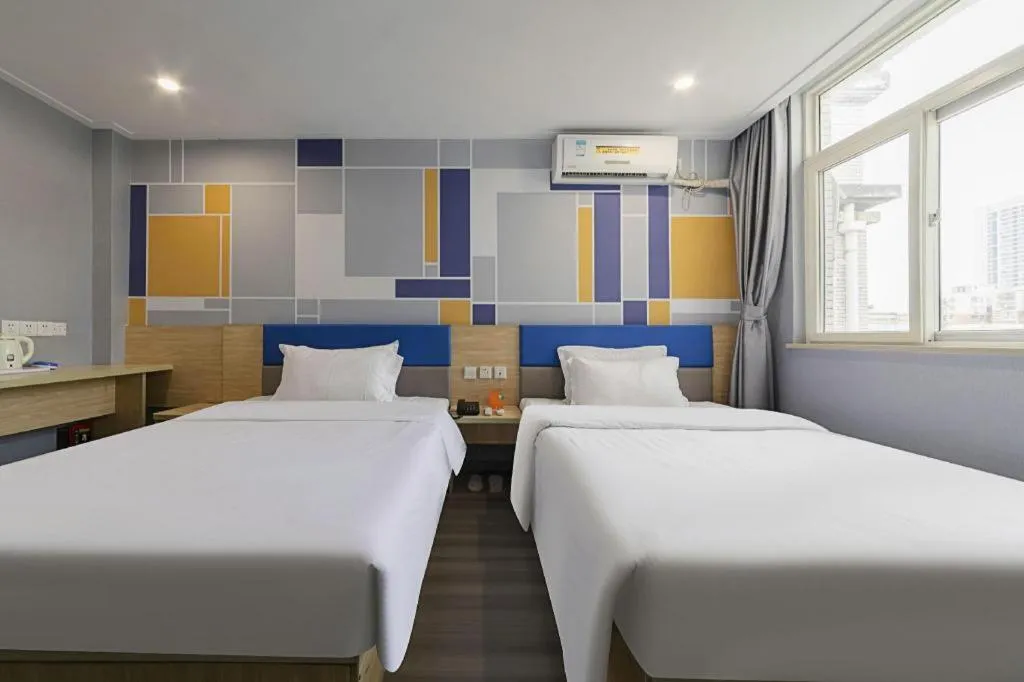 Bed in 7 Days Inn Wuhan Huaqiaocheng Happy Valley