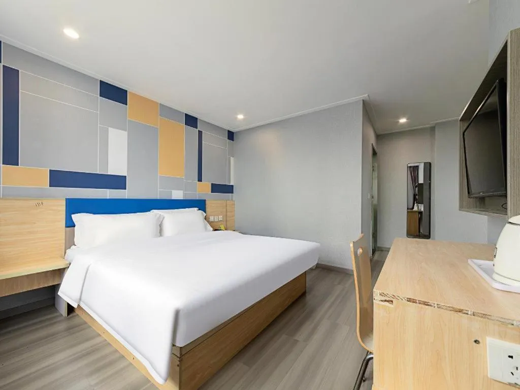 Bed in 7 Days Inn Wuhan Huaqiaocheng Happy Valley